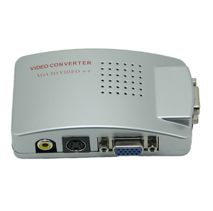 Portable <strong>VGA</strong> <strong>to</strong> AV/CVBS/S-Video/<strong>RCA</strong> Converter RGB Style TV <strong>to</strong> PC Adapter for Pc and Mac Computers Supports Plug Play Feature - Product Image 5