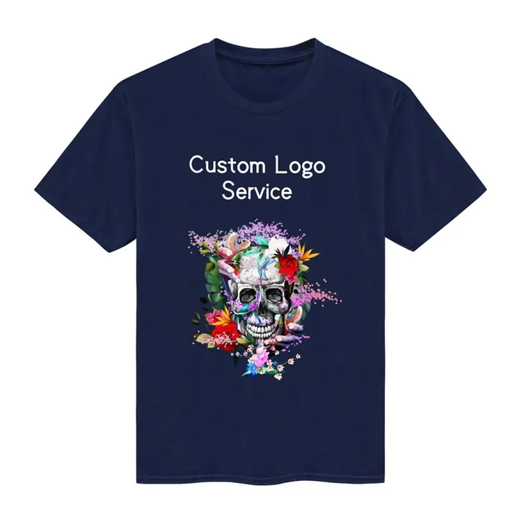 High Quality Cotton Polyester Dtg Printer Unisex Loose Led Custom T-shirt