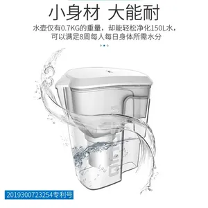 ホットセールABS除去塩素ポータブル浄水器ピッチャーフィルター付き