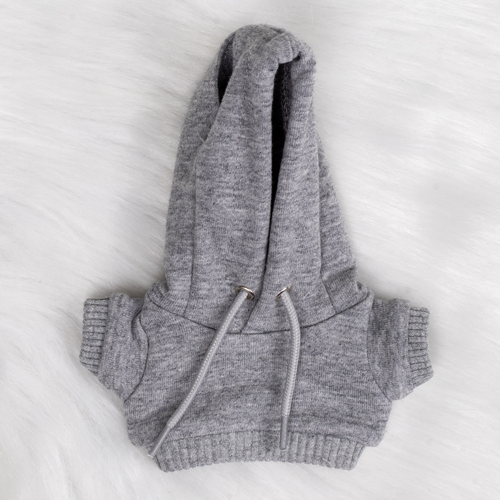 snowflake gray hole hooded sweatshirt