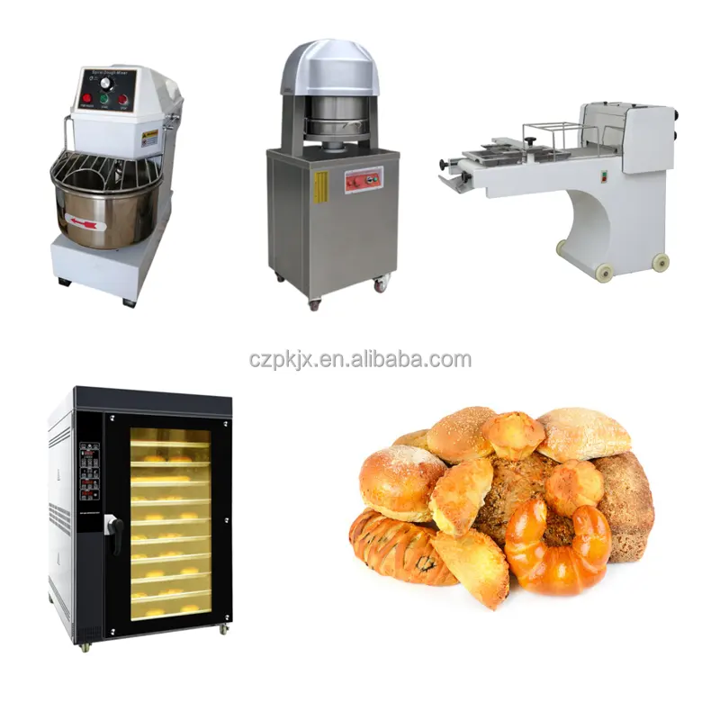 Omplete-Equipo de horneado, máquina para hacer pan, línea de producción automática de pan para panteras