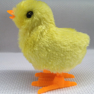 Uyeah ตุ๊กตาไขลานไก่ของเล่นเพื่อการศึกษาสำหรับเด็กผ้ากำมะหยี่แบบคลาสสิกของเล่นสำหรับเดินเดินเล่นแบบสุ่มสี - Product Image 2