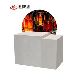 Azs อิฐหลอมไฟอิฐทนไฟรูปร่างพิเศษแบบกำหนดเอง - Product Image 1