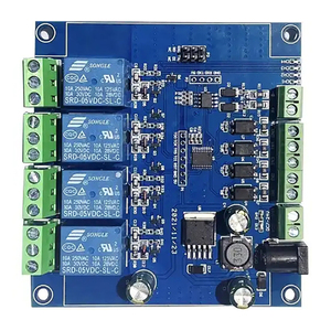 Modbus-Rtu DC 7-24V Cuatro vías 4CH Módulo de relé Interruptor Entrada y salida RS485 Controlador TTL Conexión antirreversa Salida de señal chipwelldone - Product Image 2