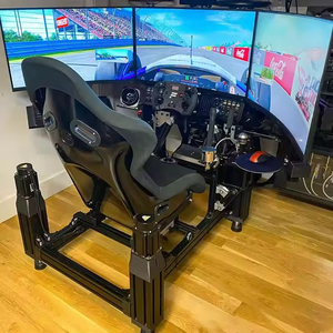 da corsa simulatore di cabina di pilotaggio sedile di guida di auto simulatore di corse di pilotaggio gioco simulatore di corse - Product Image 2
