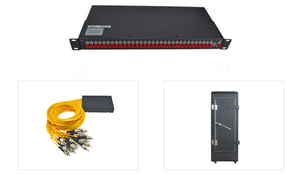 Módulo de montaje en rack 1U DWDM MUX DEMUX 40CH 100GHz 0.8nm AAWG Tecnología Panel de conexión de fibra óptica LC UPC Duplex Dust Cap 4G POE WIFI - Product Image 6
