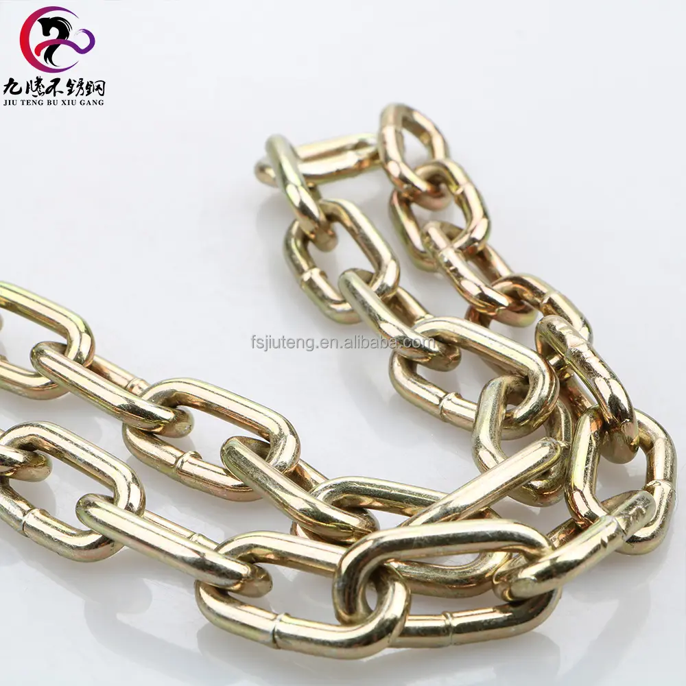 Cadenas de elevación personalizadas para uso minero por fabricantes, cadenas industriales de acero inoxidable, cadenas de anillo circular