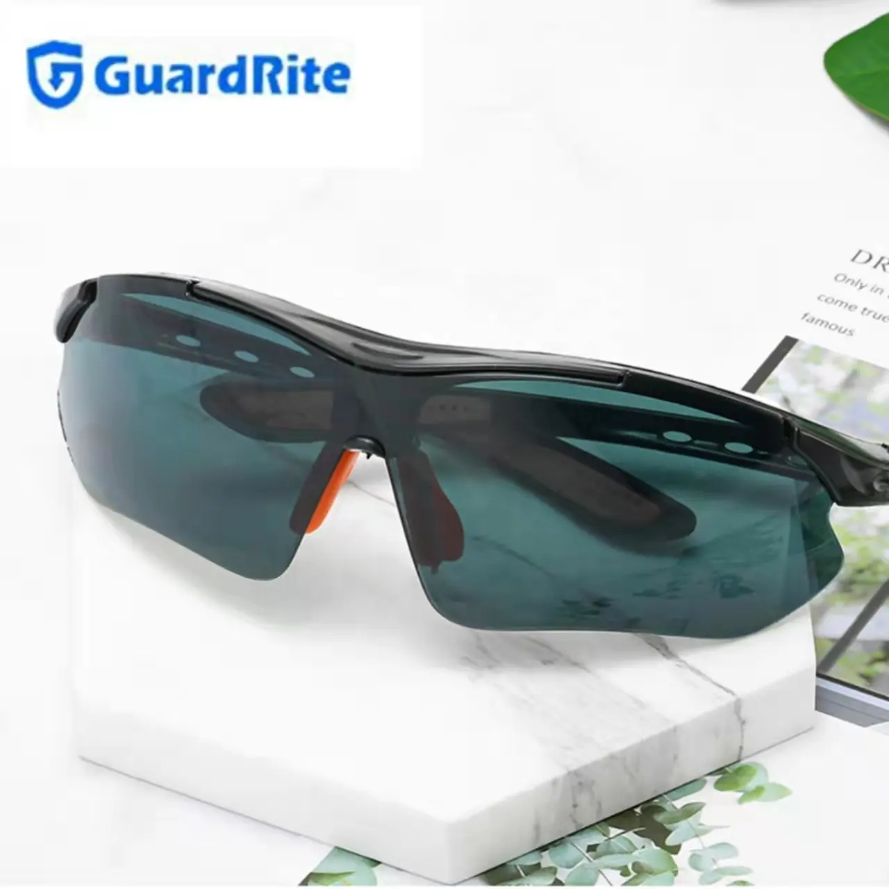 GuardRite 브랜드 안티 충격 안티 스플래시 안티 먼지 보호 안전 고글 승마 작업 안경 안전 안경