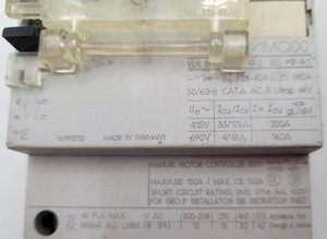 Nuovo e originale Plc 3 vu16001mq00 interruttore del motore 65A 600V 3P 3PH tipo 3VU PLC regolatore di programmazione - Product Image 3
