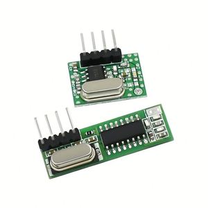 Módulo transmisor y receptor de RF superheterodino de 433 Mhz, controles remotos de 433 Mhz, módulo inalámbrico, Kits de bricolaje - Product Image 2