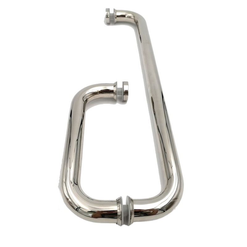 High Quality Suppliers Stainless Steel Pull Glass Door Handle Commercial G Type  Glass Door Pull Handles