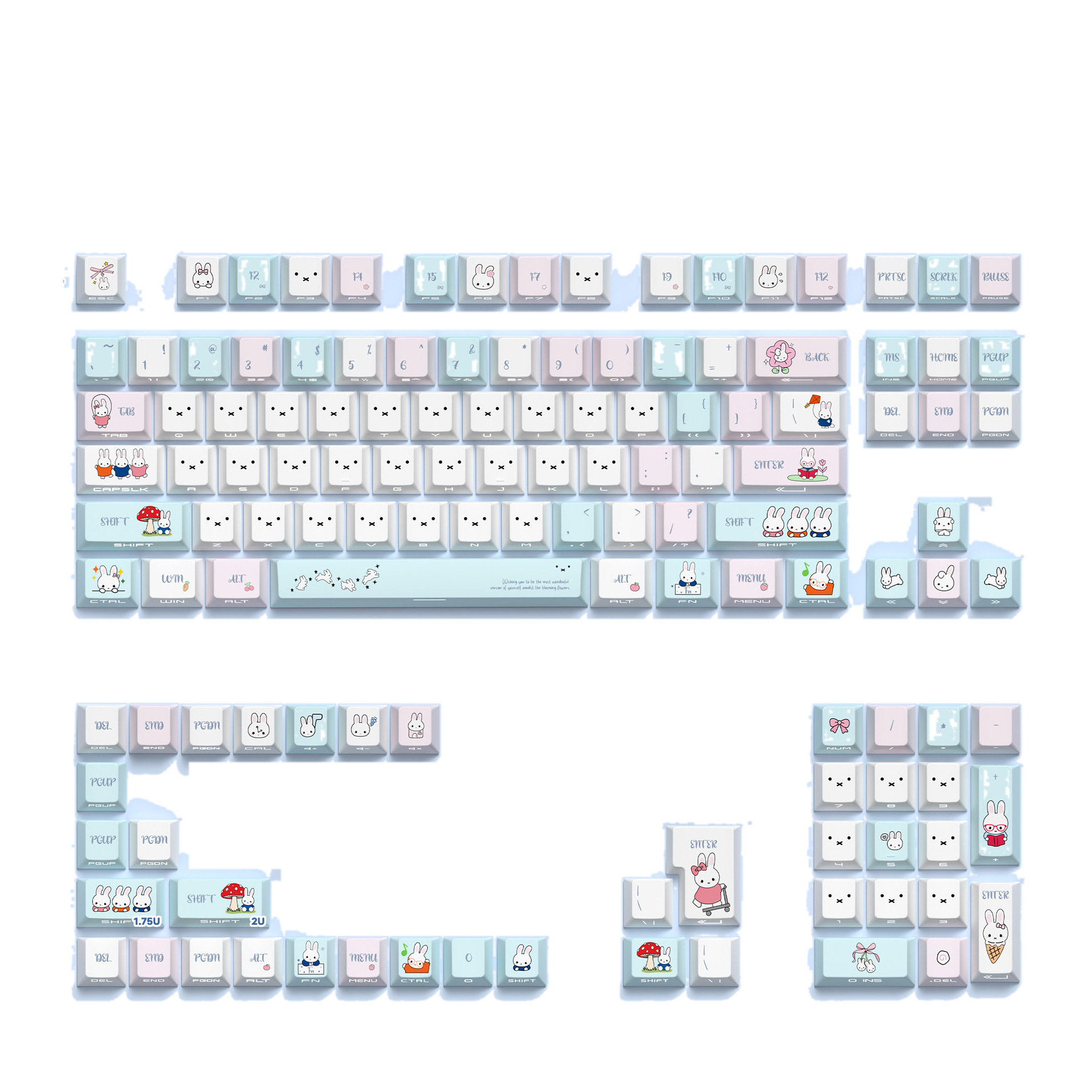 Mimitu, clavier 129 touches, gravure d'usine originale, livré en boîte.