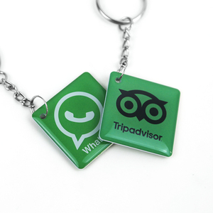 YTS Custom NFC Epoxy Sticker Tag RFID Table Menu Card Changeable QR <strong>Code</strong> Social Media Card NFC Google Review Epoxy Card