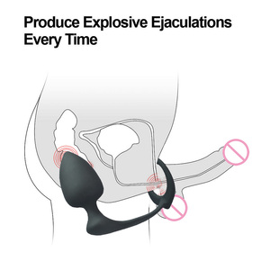 Anale Plug Mannelijke Prostaat Massager Haan Ring Anale Pluggen Dildo G-Spot Butt Plug Volwassen Seksspeeltjes Anale Speeltjes Voor Vrouw Man Homo Sekswinkel - Product Image 4