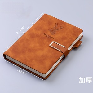 Taccuino personalizzato che stampa il nuovo taccuino a5 in pelle del pianificatore di stile personalizzato - Product Image 4