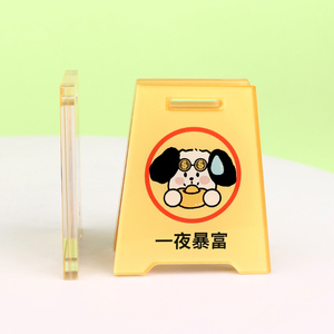 Bán buôn tùy chỉnh số lượng lớn Nhựa Acrylic <span class=keywords><strong>Clip</strong></span> Dog Standee cho trang trí nội thất tập tin tài liệu chủ giấy - Product Image 4