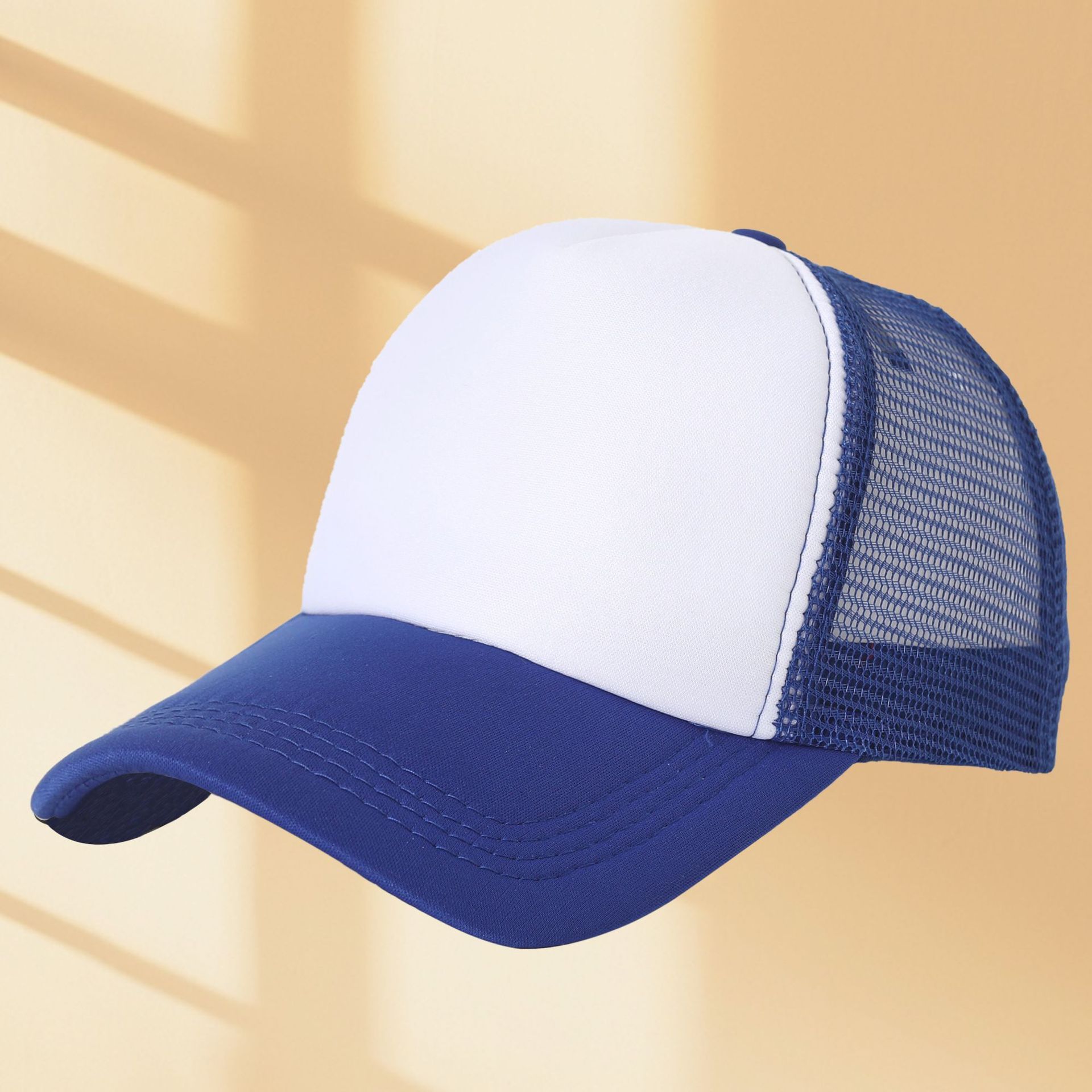 Blanc + bleu foncé