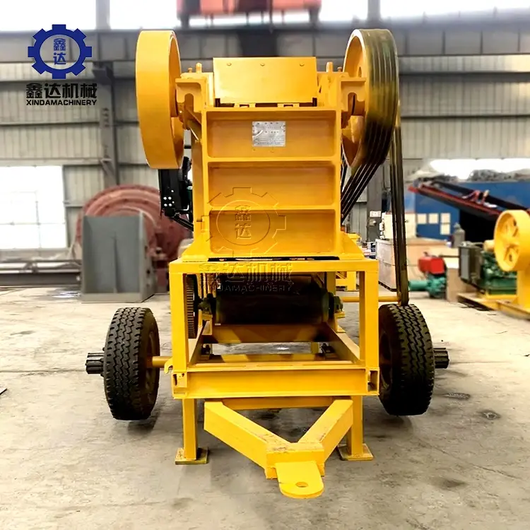 Mobile Stone Crushing Plant Station Popular to African Stone Jaw Crusher