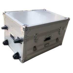 铝合金五金工具箱便携式工具箱，带万向轮登机拉杆和锁样品包装盒 - Product Image 3