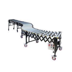 Hecho en China Calidad Venta directa de fábrica SUS304 Acero inoxidable Logística Industria Contenedor Carga Transportador de gravedad - Product Image 5