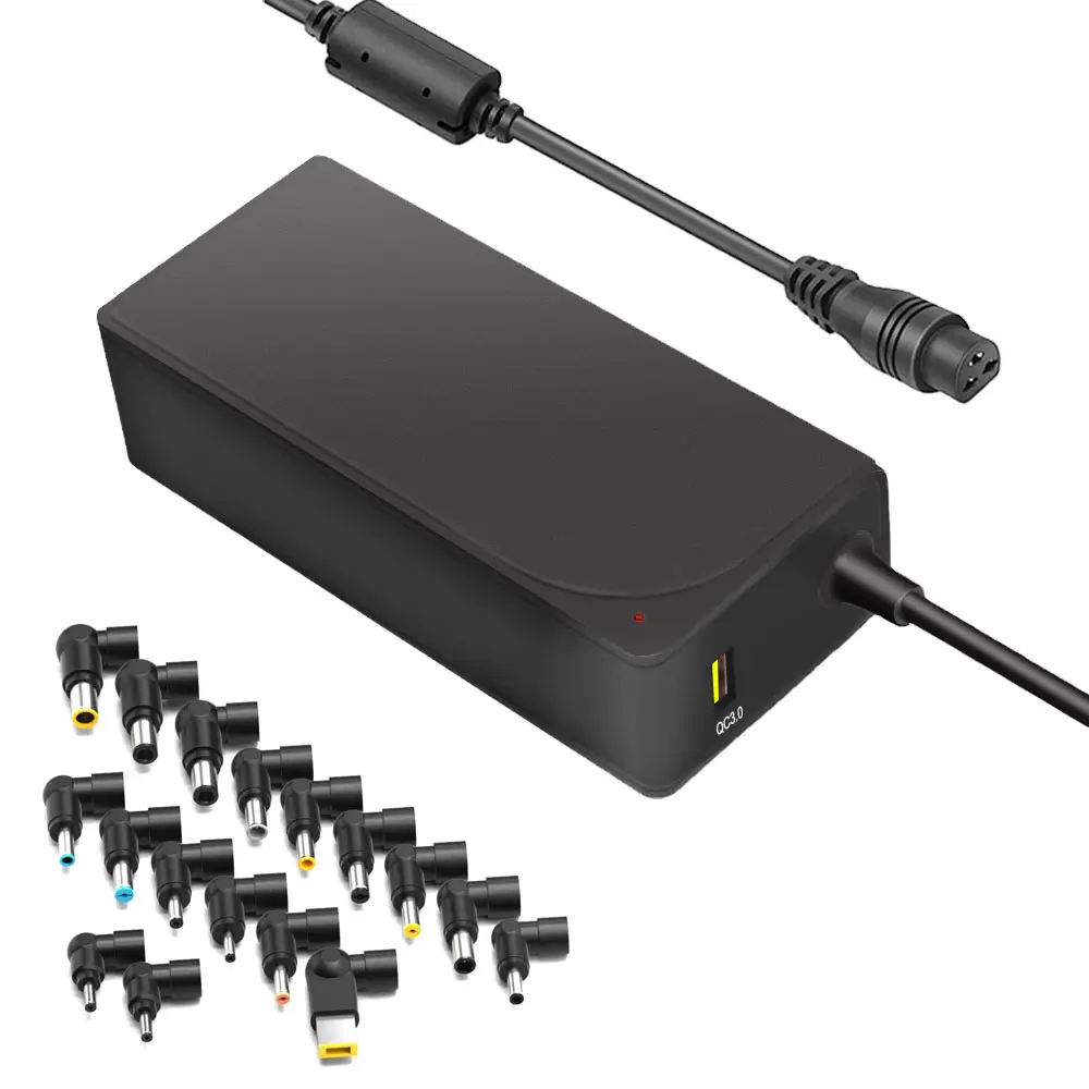 Automatic Universal Netbook Adapter 90W universal laptop AC Power Adapter carregador com 20 dicas carregador portátil