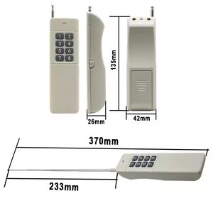 DC12V ตัวรับสัญญาณวิทยุไร้สาย8ช่องสัญญาณผลิตจากโลหะ ABS 433MHz สำหรับการเรียนรู้อัจฉริยะประตูโรงรถ - Product Image 5