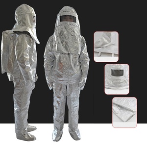 Cao cấp 1000 ° C chống cháy phù hợp với-Tùy chỉnh Nhôm Cách Nhiệt Quần áo bảo hộ công nghiệp & chữa cháy sử dụng - Product Image 5