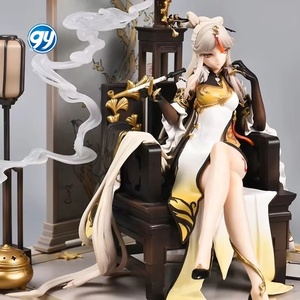 Genshined Impact Ningguang หยกที่ถูกปกคลุมด้วยหน้ากากโมเดล1/7หรูหรารูปปั้นอนิเมะตกแต่งในกล่อง - Product Image 2