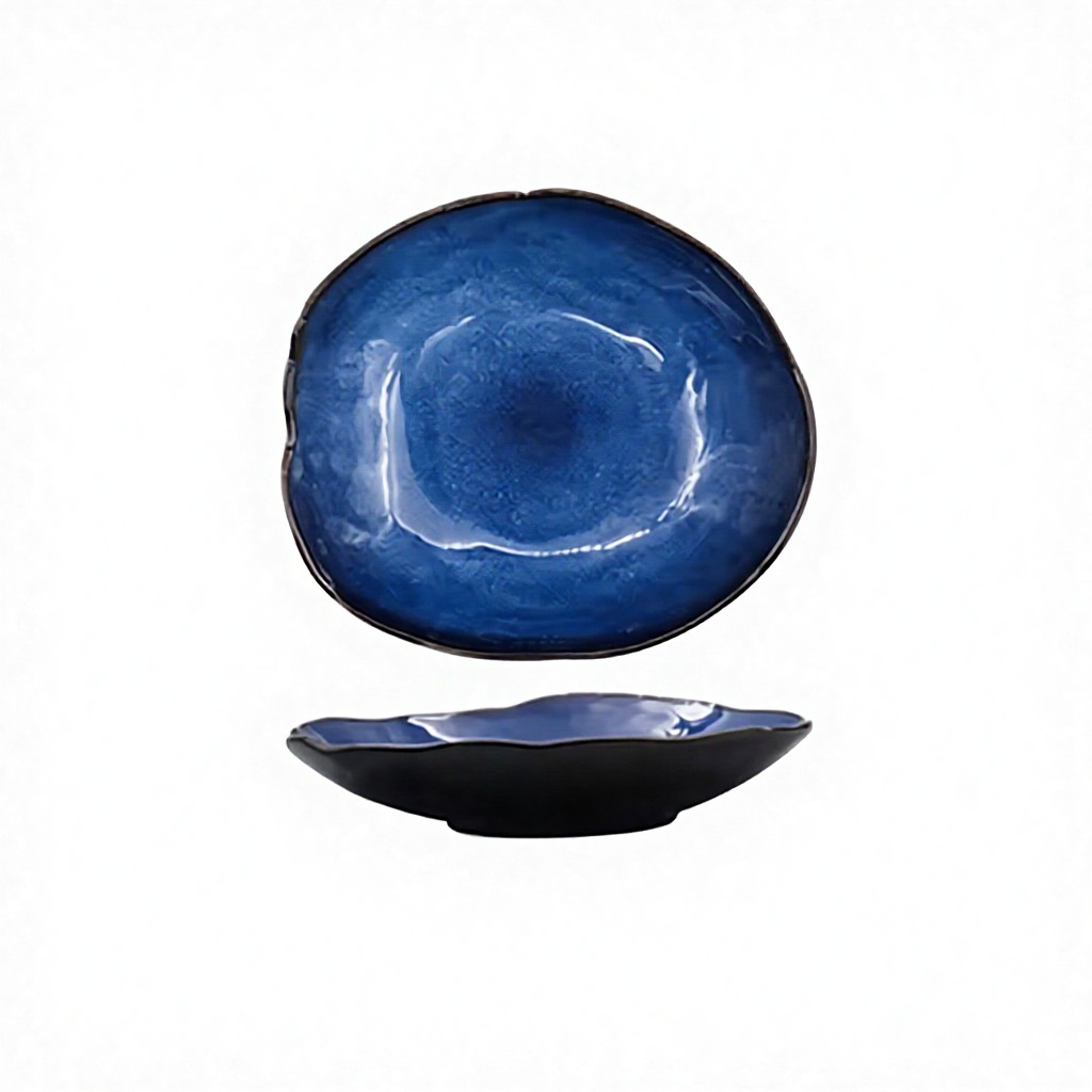 Assiette creuse en céramique 23,5*20,7*5,4 cm/590g