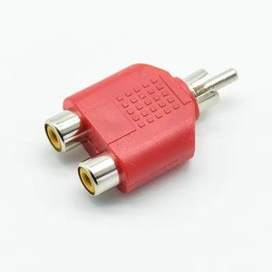 <strong>RCA</strong> Y <strong>Splitter</strong> AV Audio Video Plug Converter <strong>1</strong> Male to <strong>2</strong> Female Adapter Kit Lotus Color AV Jack <strong>RCA</strong> Plug To Double - Product Image 6