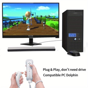 <strong>USB</strong> Plug Sensor Bar Wired IR Signal Ray Receivers Replacement for Nintendo Wii Remote Game Accessories