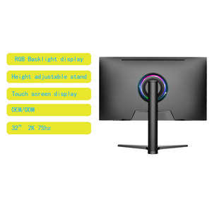 Frameless 32&quot; 1920x1080 75Hz IPS HDR Wide Touch Screen <strong>LCD</strong> <strong>Computer</strong> <strong>Monitor</strong> Desktop Pc Business Office Gaming RGB LED <strong>Display</strong> - Product Image 2