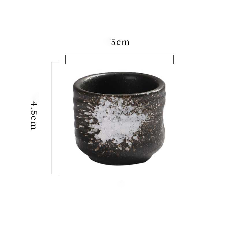 tasse à saké -- noir 4