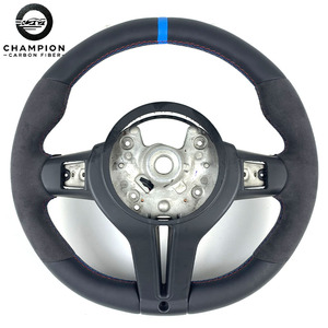 พวงมาลัยคาร์บอนไฟเบอร์รถยนต์สำหรับ BMW F15 F16 F20 F21 F22 F30 F31 F32 F34 2020 2021 2022 2023 2024 - Product Image 6