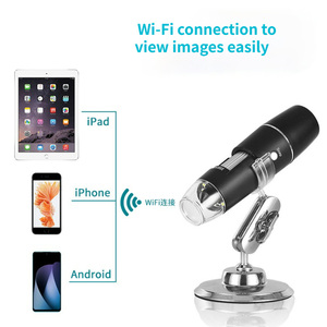Microscopio digital portátil con luz led, dispositivo inalámbrico para teléfono inteligente, PC, iOS, Android, wifi, 1000X - Product Image 5