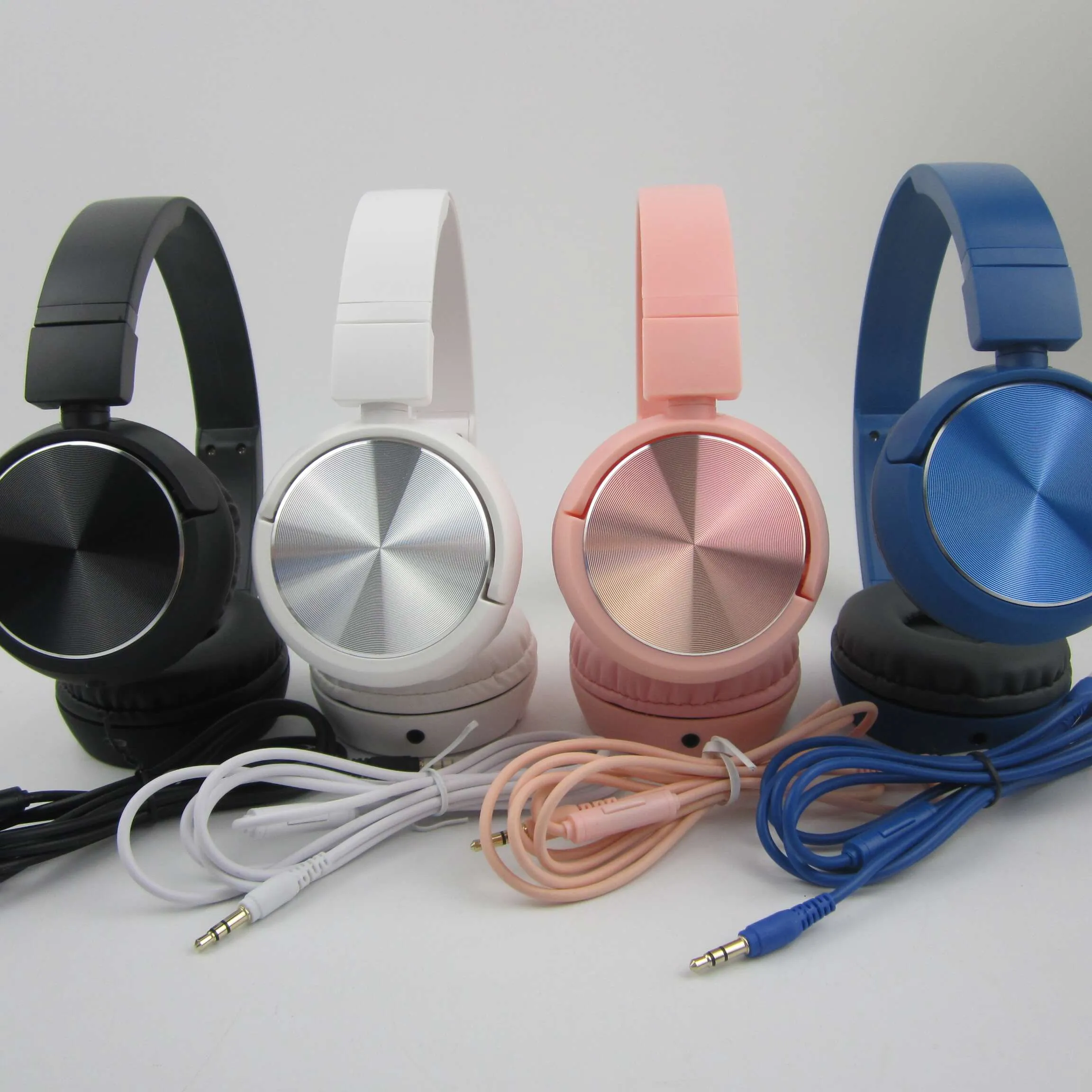 Headset Gaming Suara Stereo Colokan 3.5Mm, Headphone Anak-anak, Earphone Kabel On Ear untuk