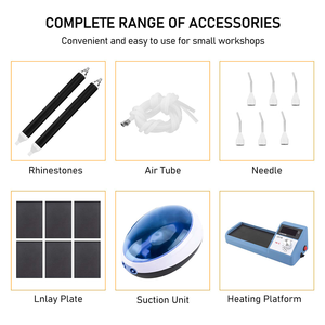 Loại mới chân không nhiệt Sáp nóng chảy đồ trang sức làm micro sáp phun đá thiết lập công cụ với khoan khuôn mẫu cho đúc - Product Image 6