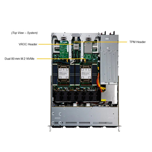 Hot Selling X13 Cloud DC PCIe 5.02 SYS-121C-TN2R 1U DP Cloud DC 2CPU Intel Xeon skalierbare Prozessoren der 4. Generation Super micro Server - Product Image 5