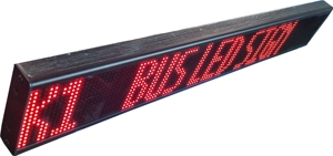 Di Colore rosso da corsa Messaggio di Testo Display A LED con il Bus - Product Image 4