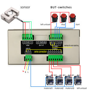 ระบบควบคุมน้ำหนักแบบแบทช์เครื่องชั่งน้ำหนักอิเล็กทรอนิคส์ตัวแสดงสถานะของเซลล์น้ำหนักจอแสดงผลตัวควบคุมที่มีความแม่นยำสูง - Product Image 3