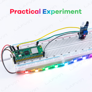 Ahududu Pi Pico W Ultimate başlangıç kiti desteği MicroPython C/C + + programı, 450 + ürün ile, Arduino kiti için 117 proje
