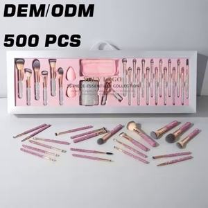 30個入り28個入りプロ用グラムブラシセットブリングポータブルカスタムロゴミニメイクブラシセットキットアイメイクブラシ
