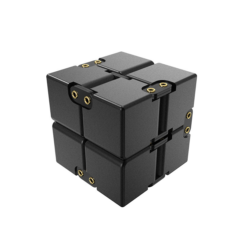 Cubo de Rubik del infinito del remache-Gudong negro