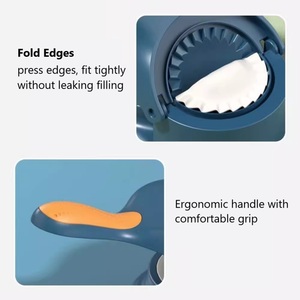 Manuelles Dumpling Maker Tool 2-in-1 Tragbare Dumpling Wrapper Maker und Press Dumpling Skin Machine Multifunktion formen Set - Product Image 4