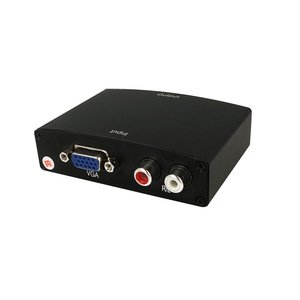 Artículo de salida VGA a para entrada de convertidor HDMI VGA + Salida de Audio R/L HD 1080P para TV Monitor PC función de visualización de vídeo