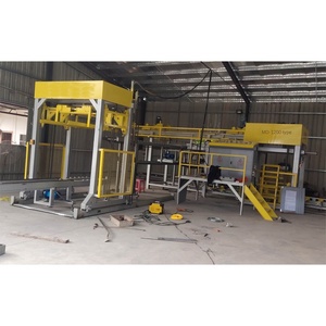 Maquinaria KBL, fabricación de ladrillos a línea de apilamiento, sistema automático de paletización de bloques, proyecto llave en mano, máquina automática de transporte de ladrillos - Product Image 4