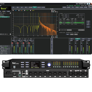 ドライバーラックイコライザークロスオーバー4ウェイオーディオ4 in 8 Out Dsp FirフィルターNuoxun Dspプロセッサ - Product Image 1