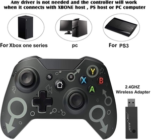 เกมคอนโทรลเลอร์ไร้สาย2.4GHz,เล่นเกมสั่นสะเทือนสำหรับ Xboxes One มอเตอร์ควบคุมเกมแพด - Product Image 4
