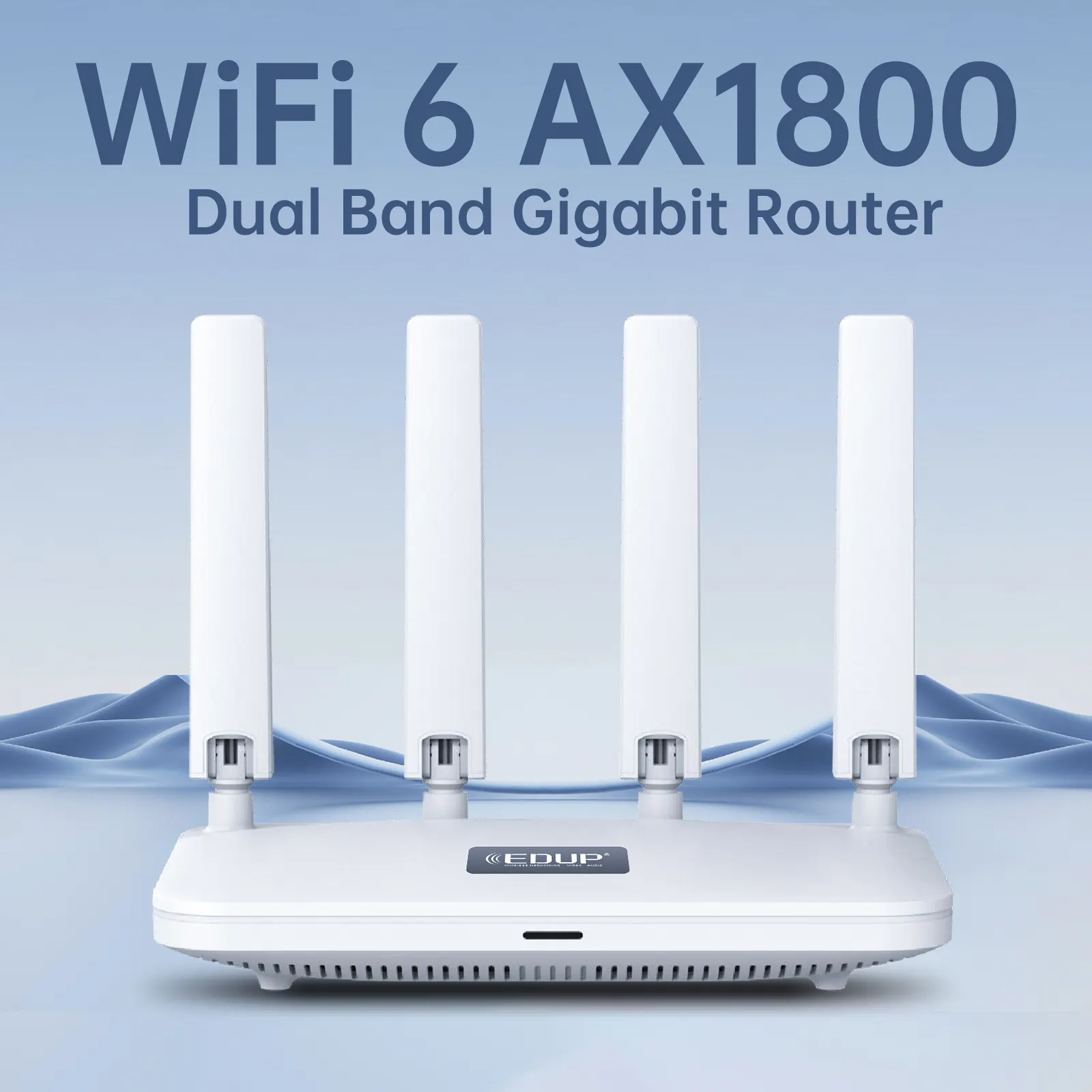 EDUP Metade do Preço AX1800 Mesh Router Wifi 6 Smart Dual band 2.4GHz 5Ghz Roteador Wifi Sem Fio com Malha Wifi System