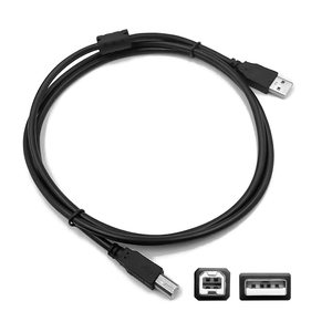 黑色高速USB 2.0打印机行A到B公双屏蔽同步数据扫描usb电缆 - Product Image 6